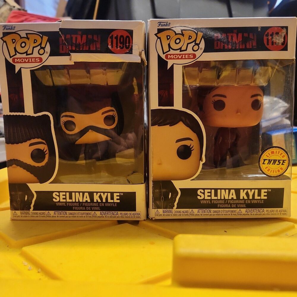 Lot Of 2 Funko Pop! Vinyl: DC Comics - Selina Kyle (Chase) #1190 + Original